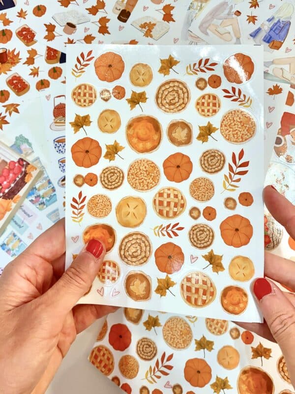 sticker merenda d'autunno - immagine 4