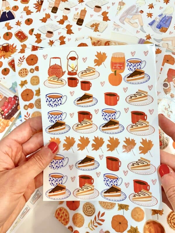 sticker merenda d'autunno - immagine 5