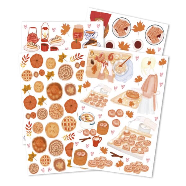 sticker merenda d'autunno