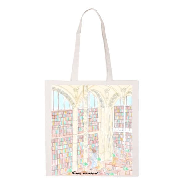shopper mattina in biblioteca