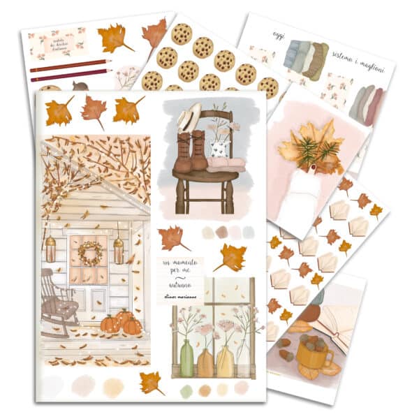 book e cartellina un momento per me - autunno