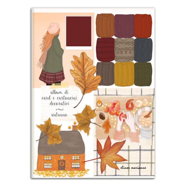 album di card e cartoncini decorativi - autunno