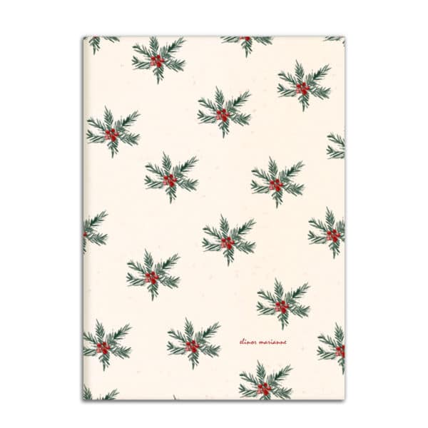 agendina classic Christmas - abete e pungitopo