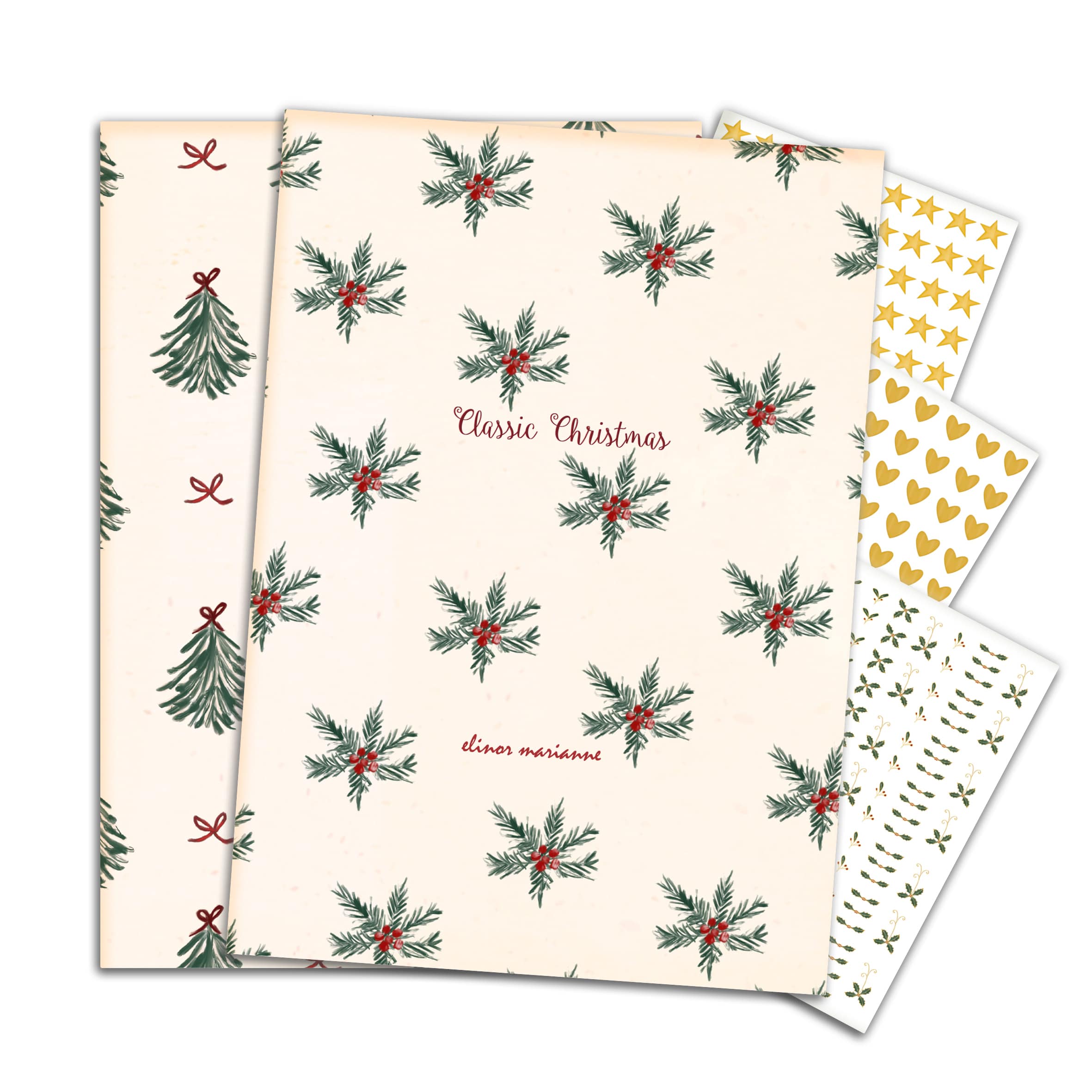 book e cartellina Classic Christmas