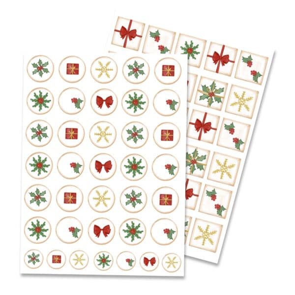 sticker dolcetti natalizi