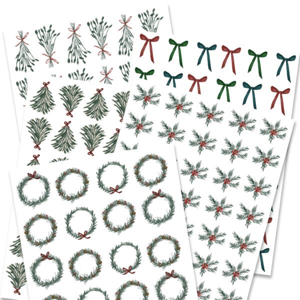 sticker Christmas essentials