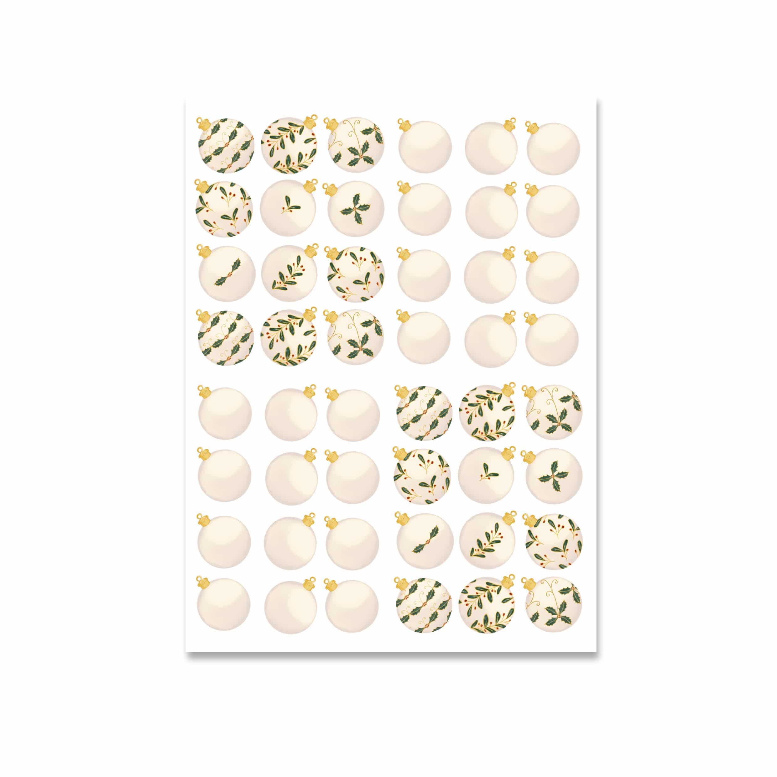 sticker palline classic Christmas - immagine 3