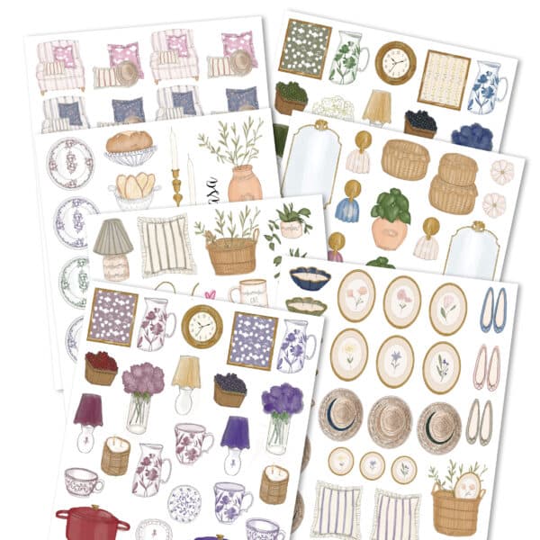 sticker casa provenzale