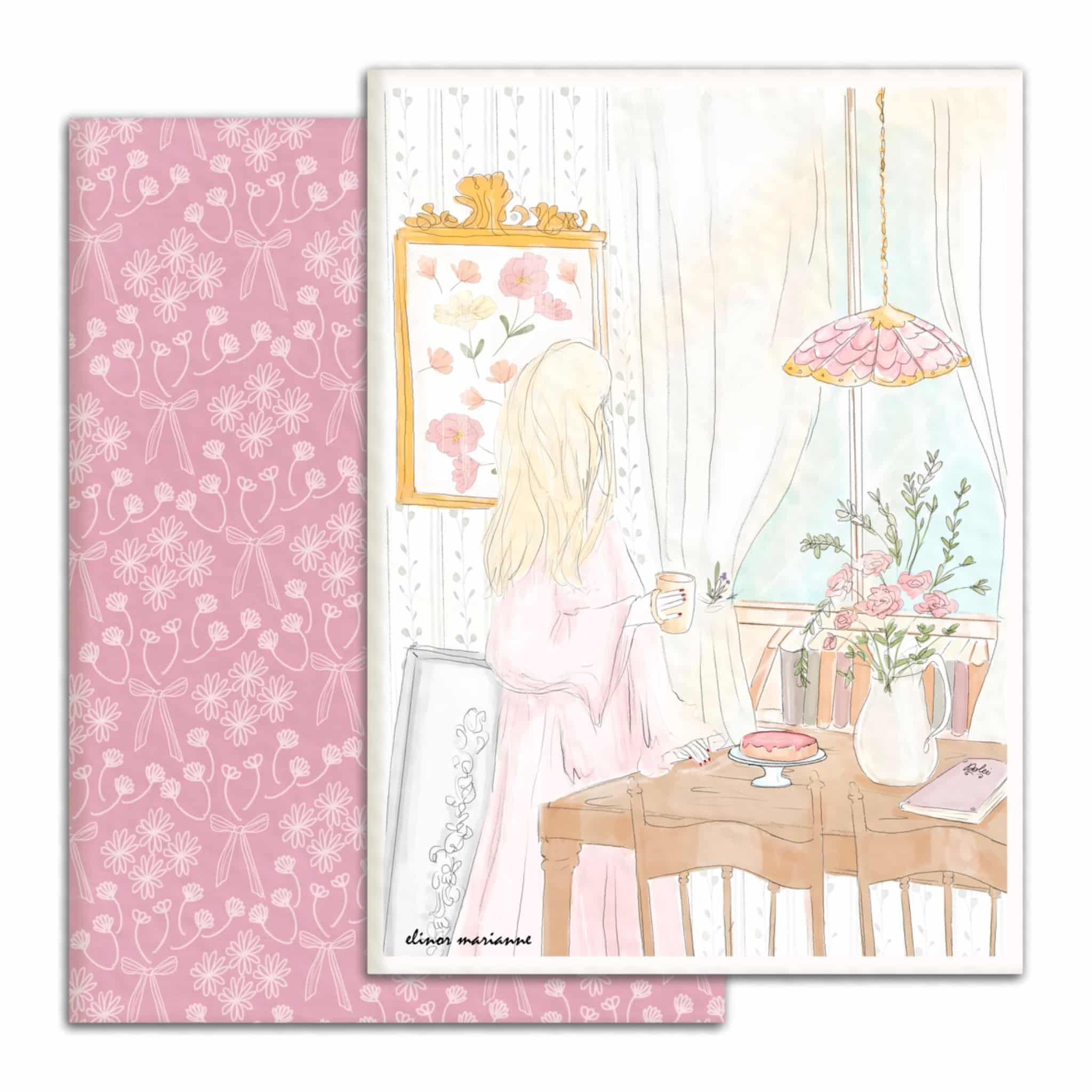 agendina mattina rosa di primavera