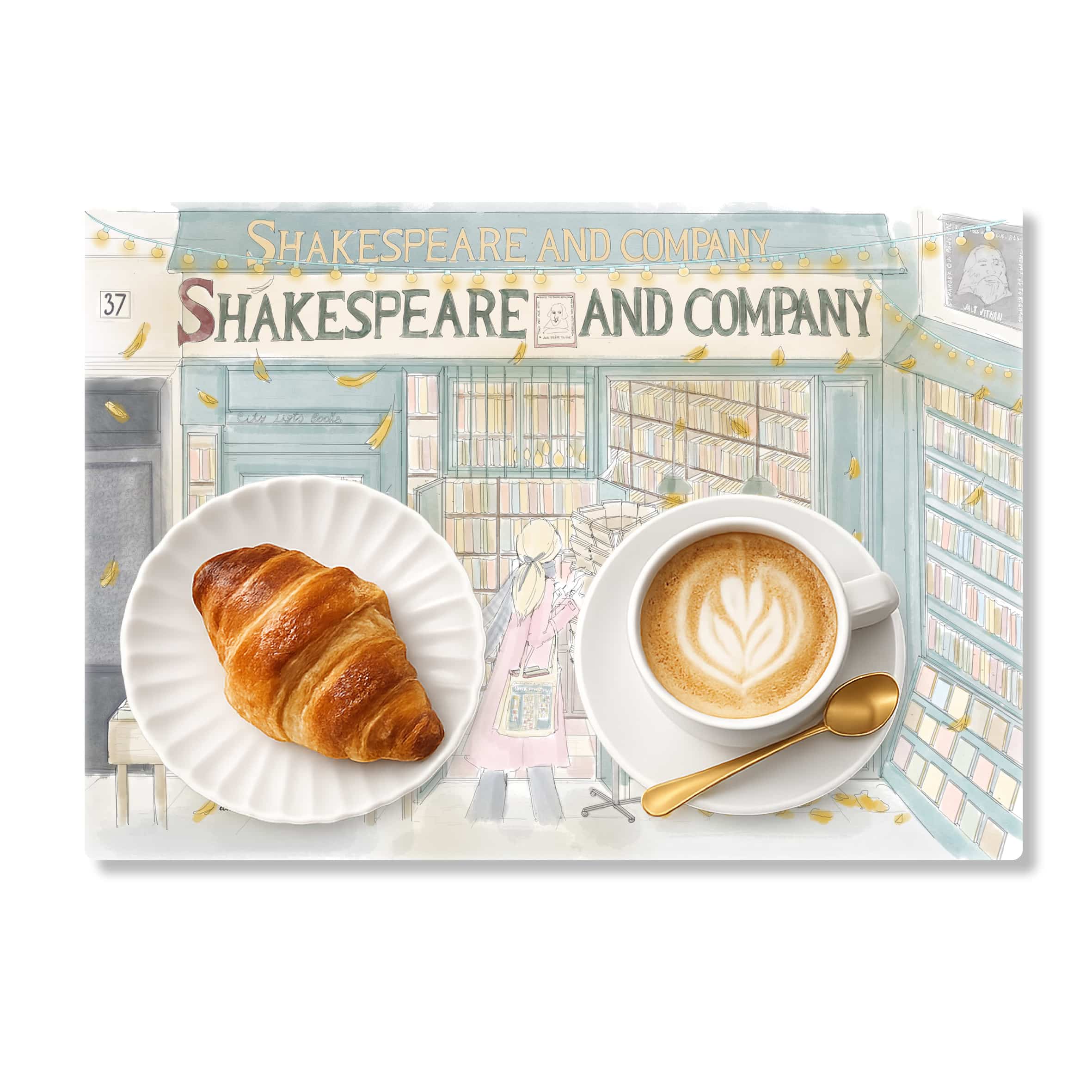 tovaglietta la librairie Shakespeare & Company - immagine 3