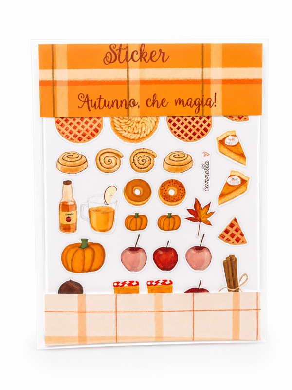 kit di sticker autunno, che magia!