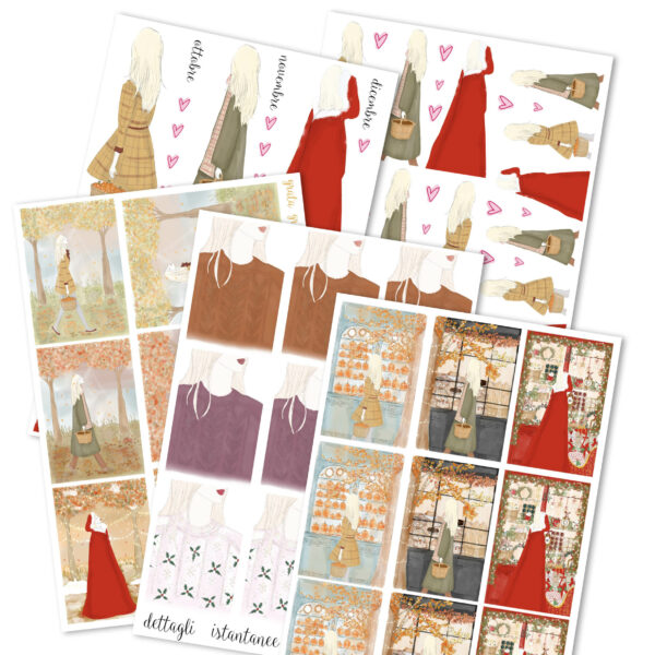sticker le stagioni dell'anima - autunno