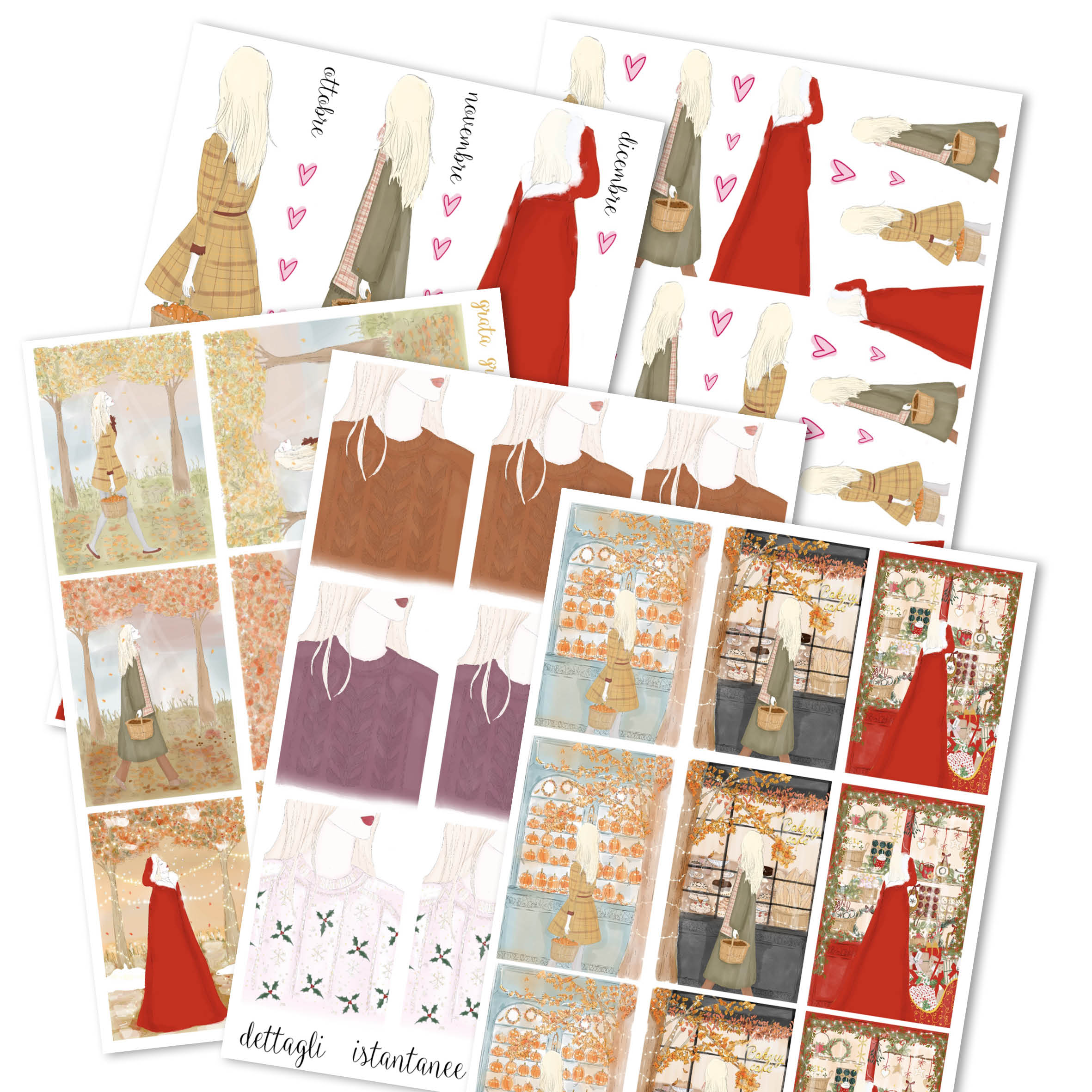 sticker le stagioni dell'anima - autunno
