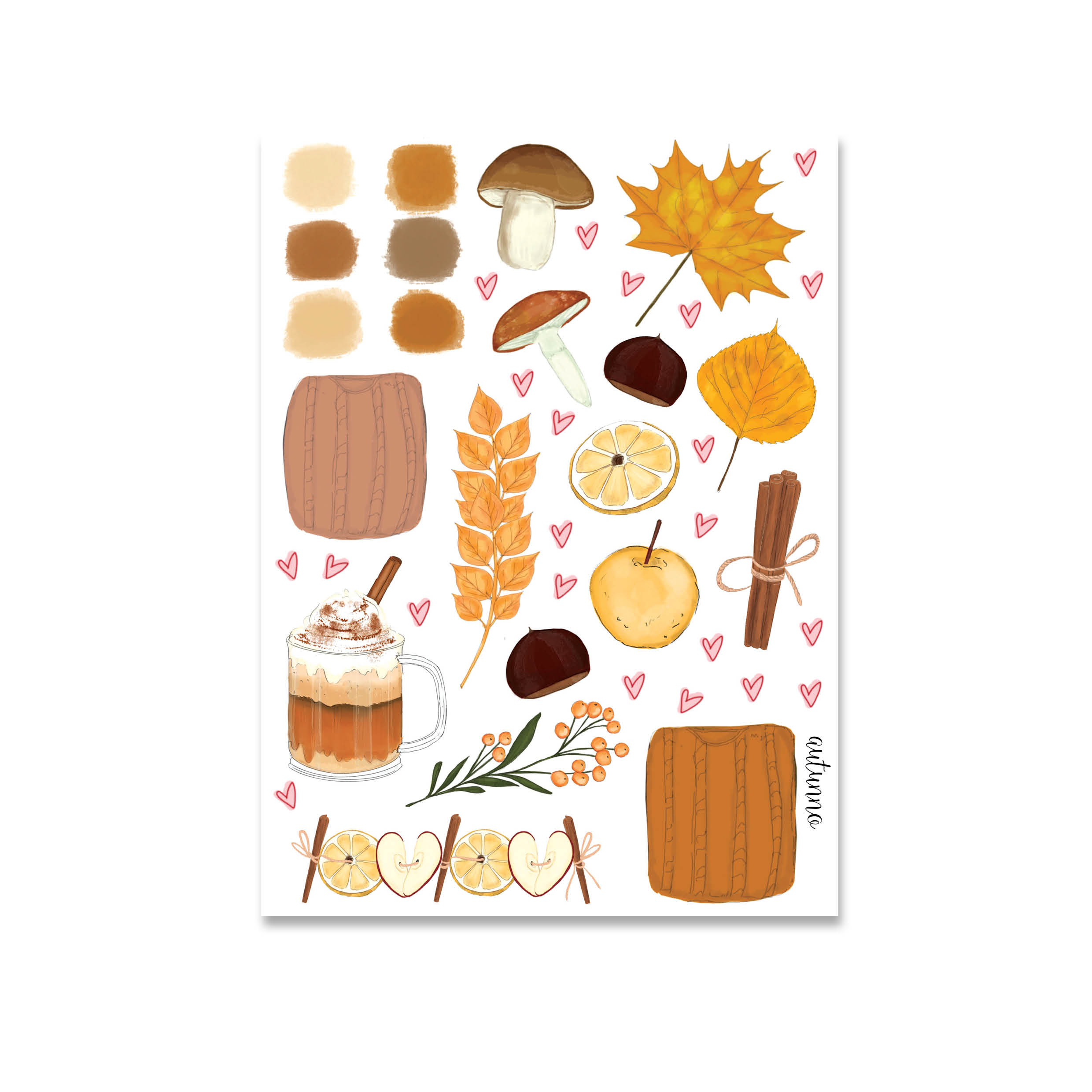 sticker colori e composizioni d'autunno - immagine 2