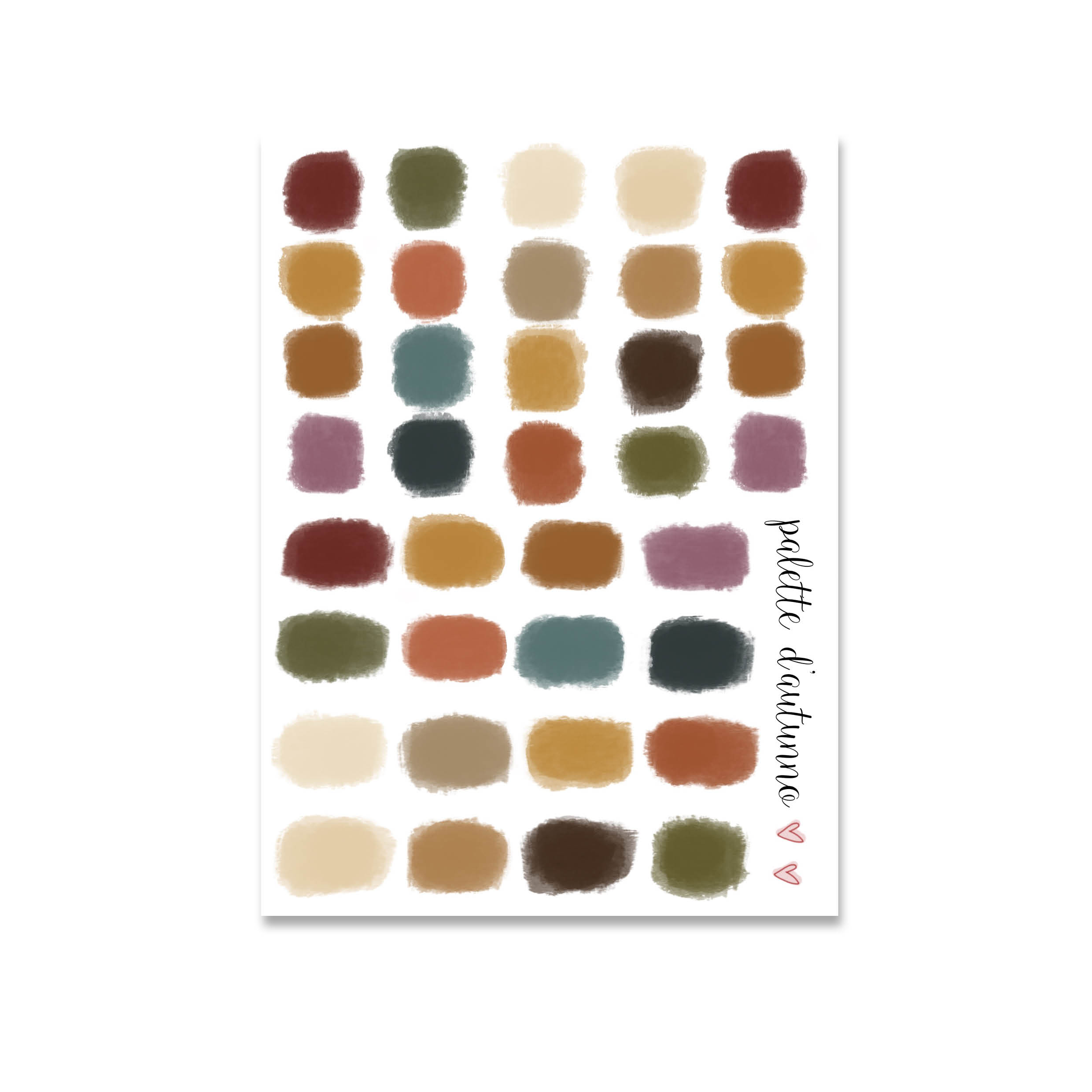 sticker etichette preziose e palette d'autunno - immagine 4