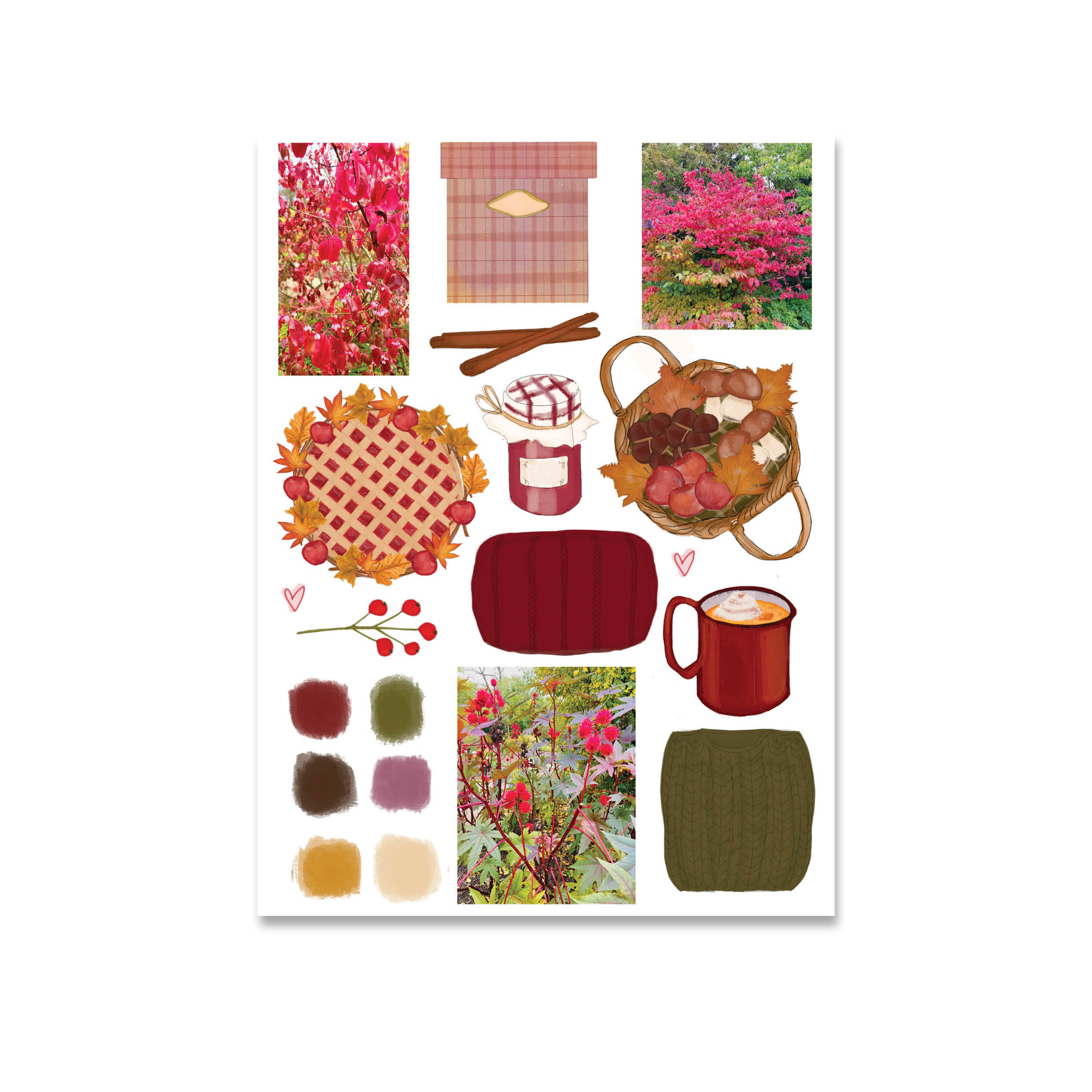 sticker colori e composizioni d'autunno - immagine 5